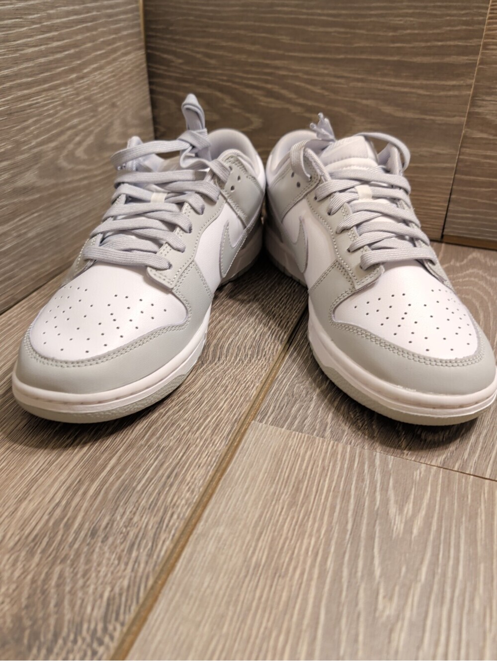 Nike Dunk Low Retro White Grey Fog DD1391-103 Men Sneakers